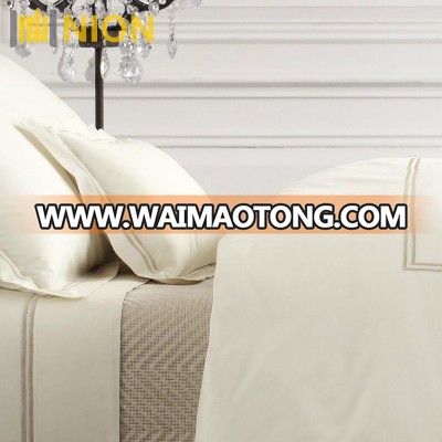 Italian Hotel Satin Stitch Bedding Collection for Hotel/Home with Full Package Service for Amazon Bestseller